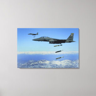 Toile Avions d'Eagle de grève de l'Armée de l'Air d'US