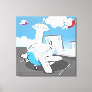 Toile Avions Jouets
