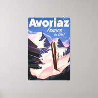 Avoriaz, poster Voyage Ski Français