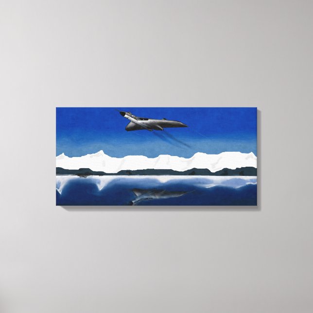 Toile Avro Vulcan puissance reflétée (Recto)