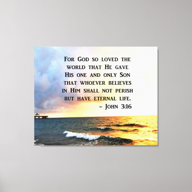 TOILE AWE INSPIRING JOHN 3 16 PHOTO DESIGN (Recto)