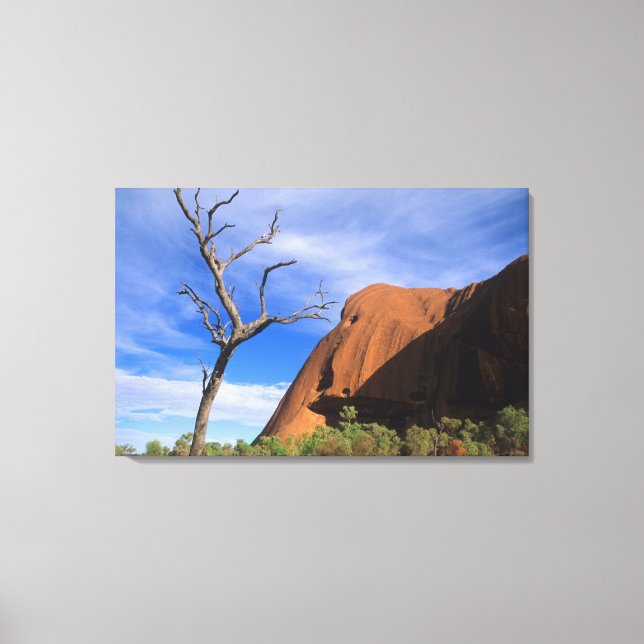Toile Ayers Rock Uluru dans l'Outback Australie (Recto)