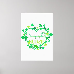 Toile Ayez un Berger Australien Chien Lucky Charm St Pat