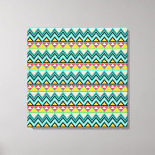 Toile Aztec Chevron #6 à Victoria Shaylee