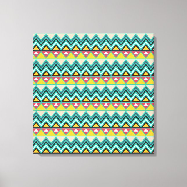 Toile Aztec Chevron #6 à Victoria Shaylee (Recto)