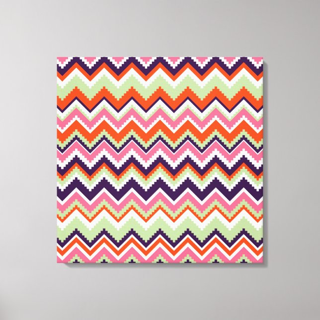 Toile Aztec Chevron #7 à Victoria Shaylee (Recto)