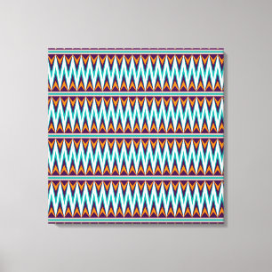 Toile Aztec Chevron #8 à Victoria Shaylee