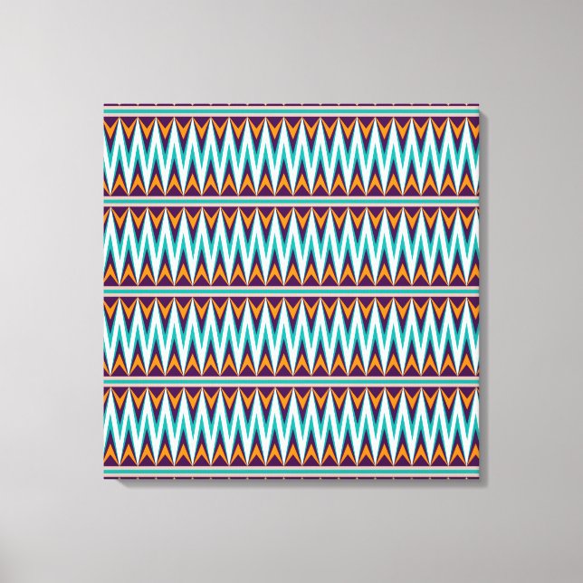 Toile Aztec Chevron #8 à Victoria Shaylee (Recto)