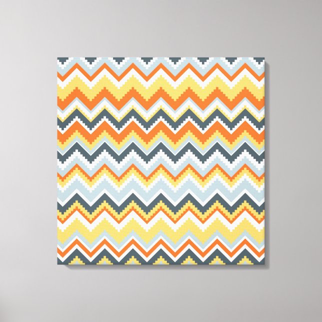 Toile Aztec Chevron #9 à Victoria Shaylee (Recto)