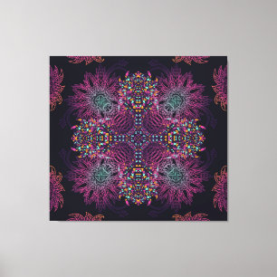 Toile Aztec géométrique, vintage motif sans couture.