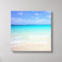 Azure Blue Caribbean Tropical Beach