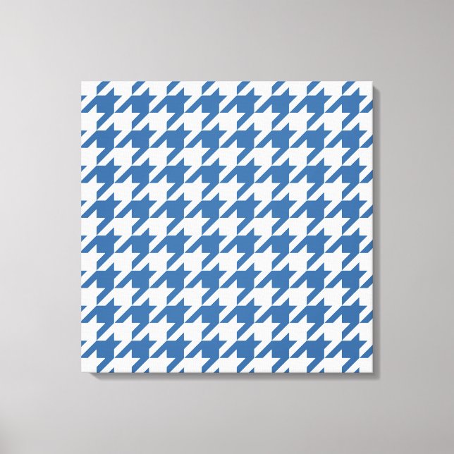 Toile Azure Elegant Houndstooth (Recto)