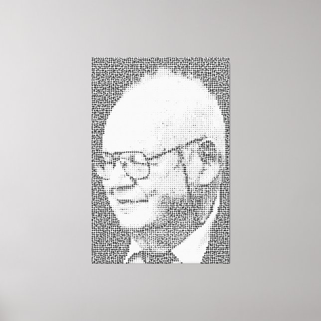 Toile B dans Benoit B Mandelbrot signifie Benoit B M (Recto)