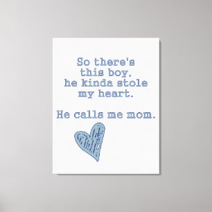 Toile Baby Boy Nursery Canvas - Garçons Citation Nursery