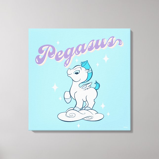 Toile Baby Pegasus Canvas Print (Recto)