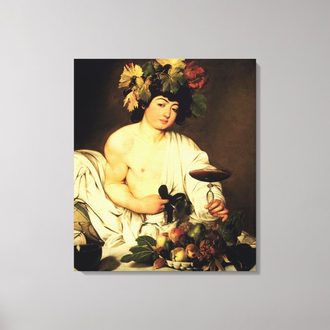 Toile Bacchus Caravaggio (Recto)
