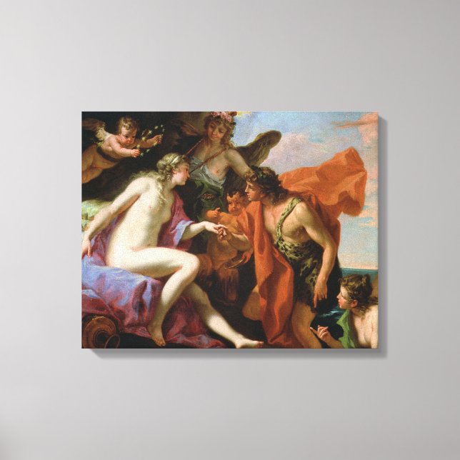 Toile Bacchus et Ariadne (huile sur toile) (Recto)