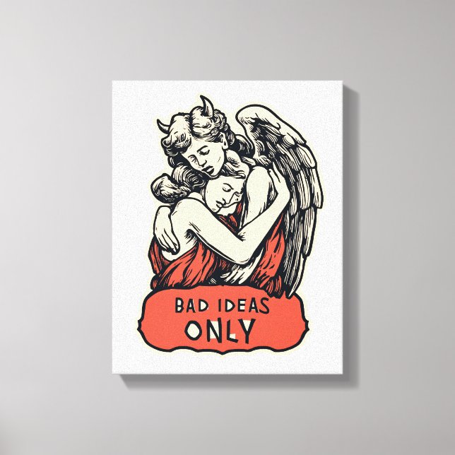 Toile Bad Ideas Only - Vintage Gothic  (Recto)