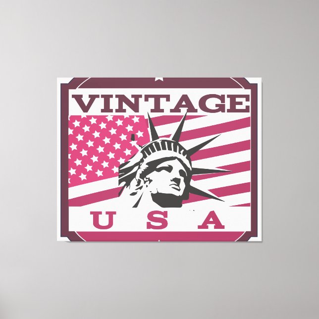 Toile Badge Fabriqué aux États-Unis (Recto)