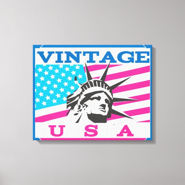 Toile Badge Fabriqué aux États-Unis (Recto)