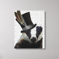 Badger de Steampunk dans le chapeau supérieur