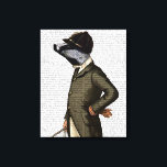 Toile Badger The Rider Portrait<br><div class="desc">Animaux et nature</div>