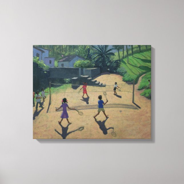 Toile Badminton Coonoor Inde (Recto)