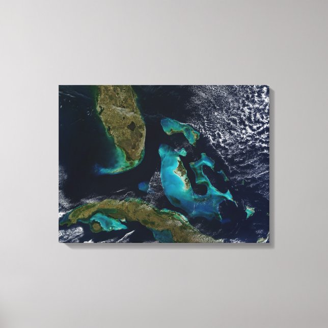 Toile Bahamas, Floride et Cuba (Recto)