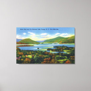 Toile Baie de Bolton, étroits, Mountain View cinq de