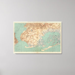 Toile Baie et Brooklyn de la Jamaïque