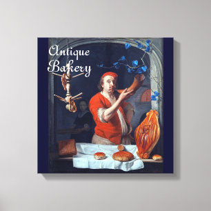 TOILE BAKER À FOUR ANTIQUE, BOUTIQUE DE PAIN DE BAKERY