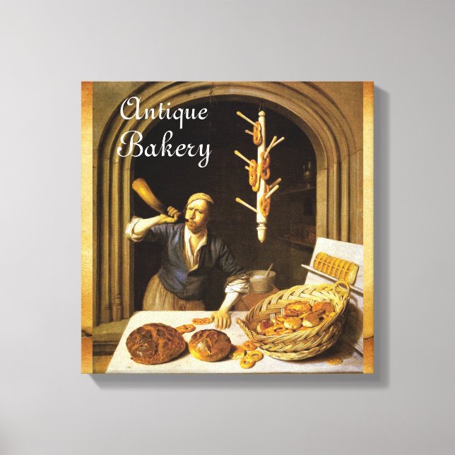 TOILE BAKER À FOUR ANTIQUE, BOUTIQUE DE PAIN DE BAKERY (Recto)