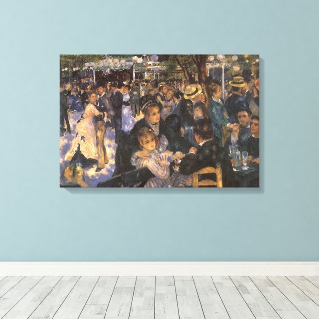 Toile Bal au moulin de la Galette de Pierre Renoir (Insitu (Plancher de Bois))