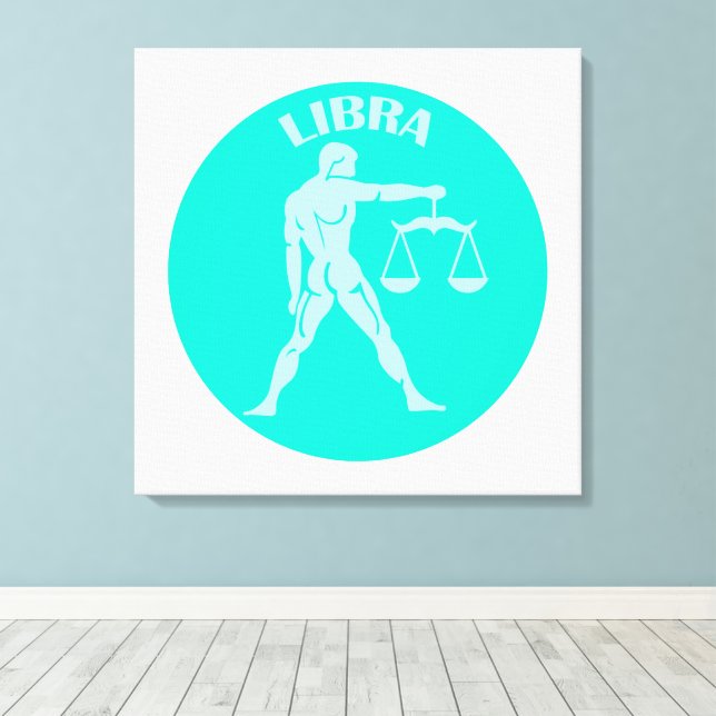 Toile Balance, Signe du Zodiaque, Horoscope, Astrologie (Insitu (Plancher de Bois))