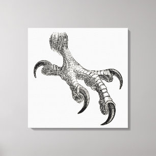 Toile Bald vintage Eagle Claw Oiseaux Personnalisés