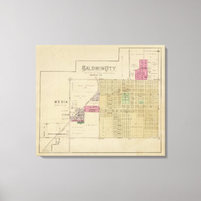 Toile Baldwin City, Comté de Douglas, Kansas (Recto)