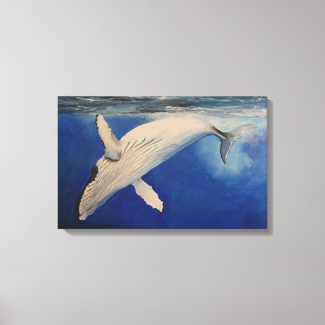 Toile Baleine à bosse (Recto)