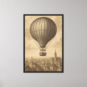 Toile Balle vintage sur la ville