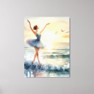 Toile Ballerina Dancing on the Ocean