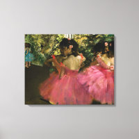 Ballerinas en rose par Edgar Degas