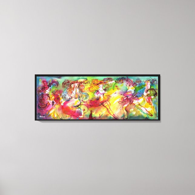 Toile BALLET CARNAVAL / Mascarade vénitienne, Danse, Mus (Recto)