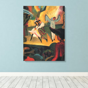 Toile Ballets Russes, Ballet Russe par August Macke