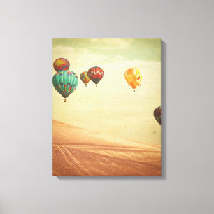Toile Ballons à air chauds dans le ciel