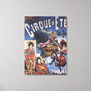 Toile Balloon à air chaud et affiche japonaise pour dame