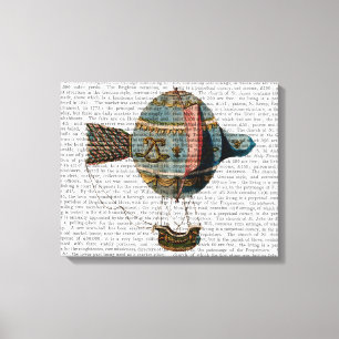 Toile Ballotte à air chaud avec plume de queue