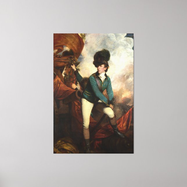 Toile Banastre Tarleton par Joshua Reynolds (Recto)