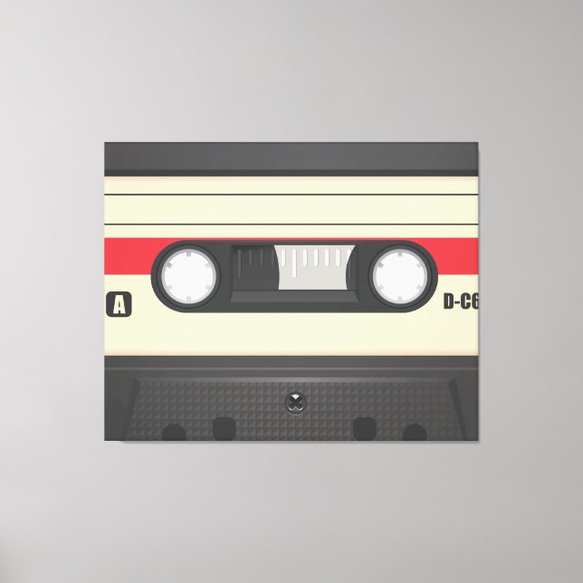 Toile Bande Cassette - Violet (Recto)