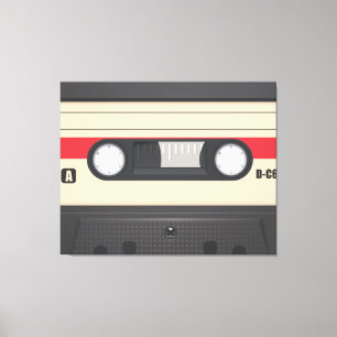 Toile Bande Cassette - Violet