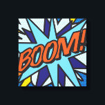 Toile Bande dessinée Pop Art BOOM Superhero<br><div class="desc">Un super-héros de bande dessinée amusant imprimé sur toile pop qui ne manquera pas d'ajouter une touche de couleur à une gamme de pièces dans votre maison ou votre bureau. Une façon idéale de vous offrir ou de traiter quelqu'un que vous connaissez avec ces empreintes de comics cool et uniques....</div>