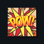 Toile Bande dessinée Pop Art POW Superhero<br><div class="desc">Un super-héros de bande dessinée amusant imprimé sur toile pop qui ne manquera pas d'ajouter une touche de couleur à une gamme de pièces dans votre maison ou votre bureau. Une façon idéale de vous offrir ou de traiter quelqu'un que vous connaissez avec ces empreintes de comics cool et uniques....</div>